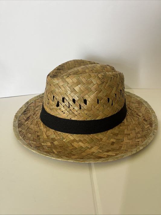 CAPPELLO SOLE DI PAGLIA PER GIARDINAGGIO CONTADINO UOMO TAGLIA UNICA