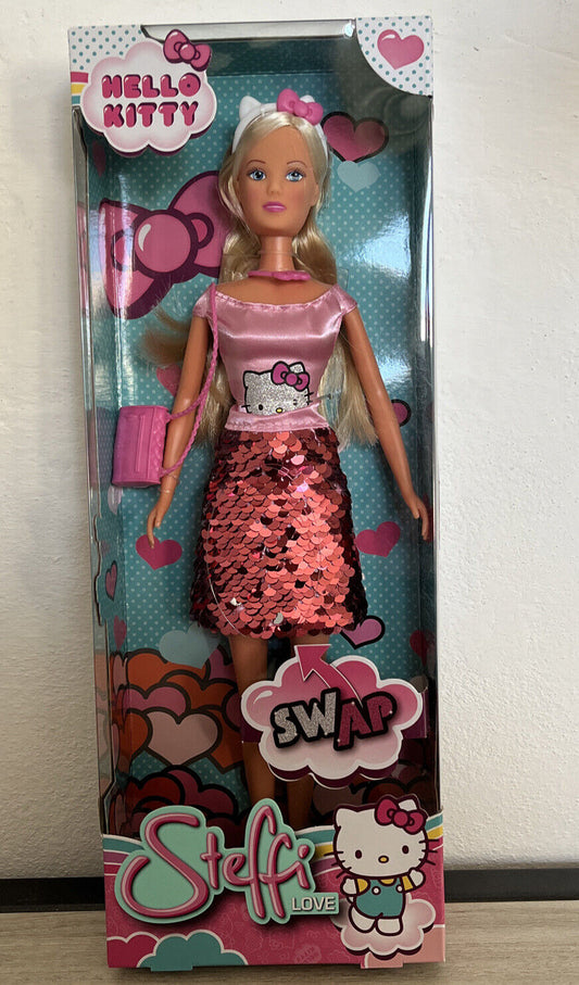 Steffi love barbie hello kitty paillettes Reversibili