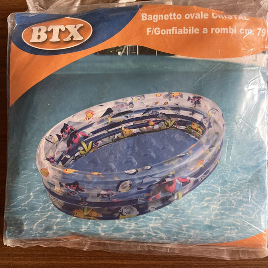 Piscina gonfiabile pool per bambini 3 anelli 79 Cm