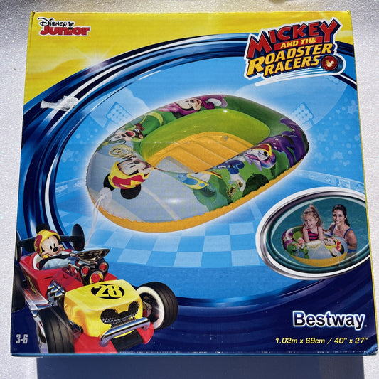 canotto mickey disney gioco gonfiabile mare piscina bestway 102x69