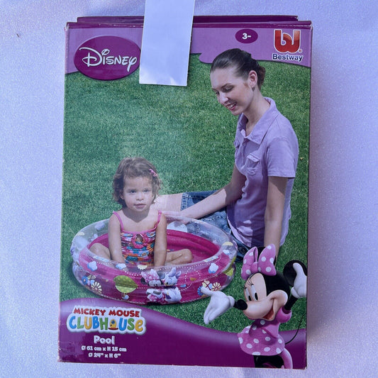 Piscina gonfiabile minnie pool disney mickey 61x15 2 anelli