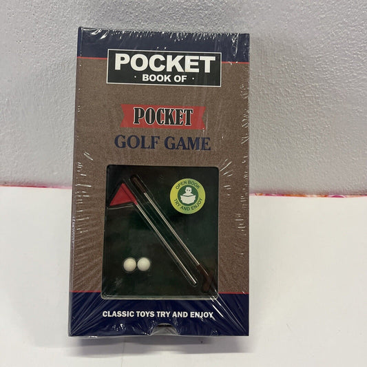 mini gioco pocket book of golf game toy divertente gioco da tavolo