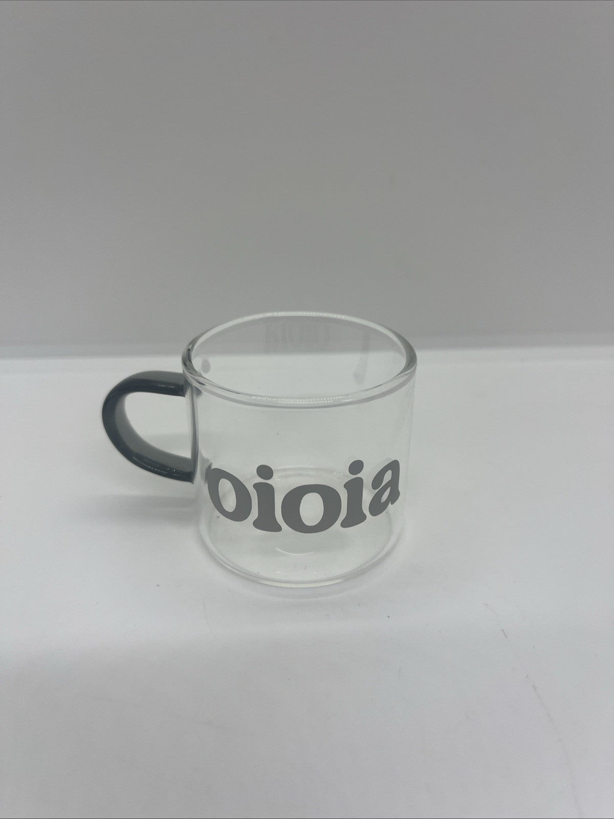 tazzina in vetro caffè OIOIA divertente regalo unico tazza le lamentine