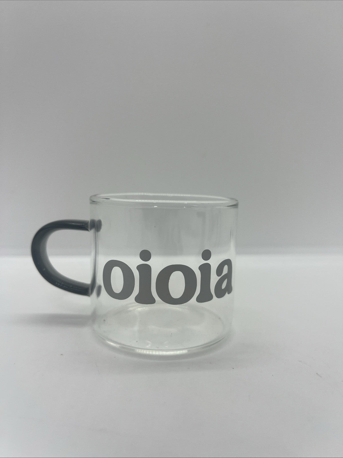 tazzina in vetro caffè OIOIA divertente regalo unico tazza le lamentine