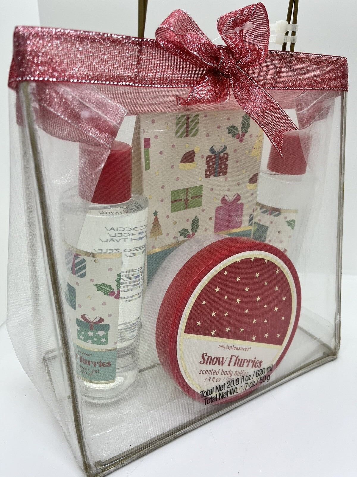 confezione regalo crema bagnoschiuma gel doccia Sali Natale christmas Set