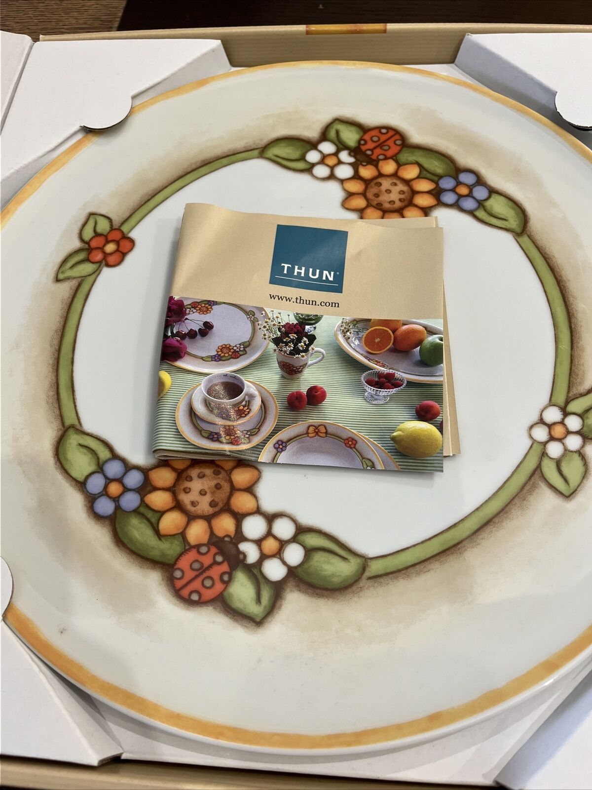 Piatto torta cake thun caffè al volo nuovo vassoio 32 Cm