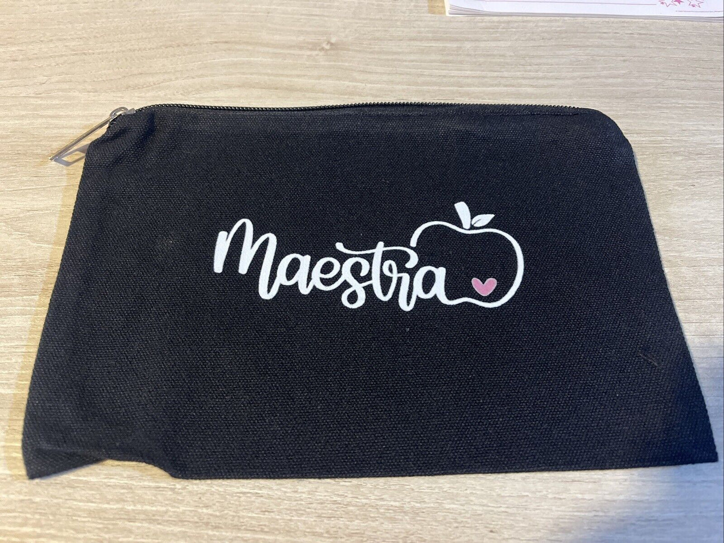 busta porta oggetti beauty da borsa pochette maestra