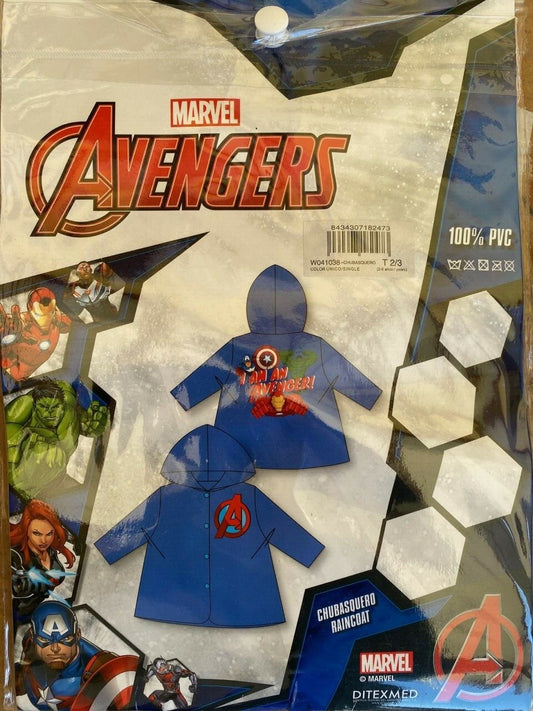 MANTELLINE IMPERMEABILE AVENGERS MARVEL 2\3 anni PIOGGIA KIDS super eroi