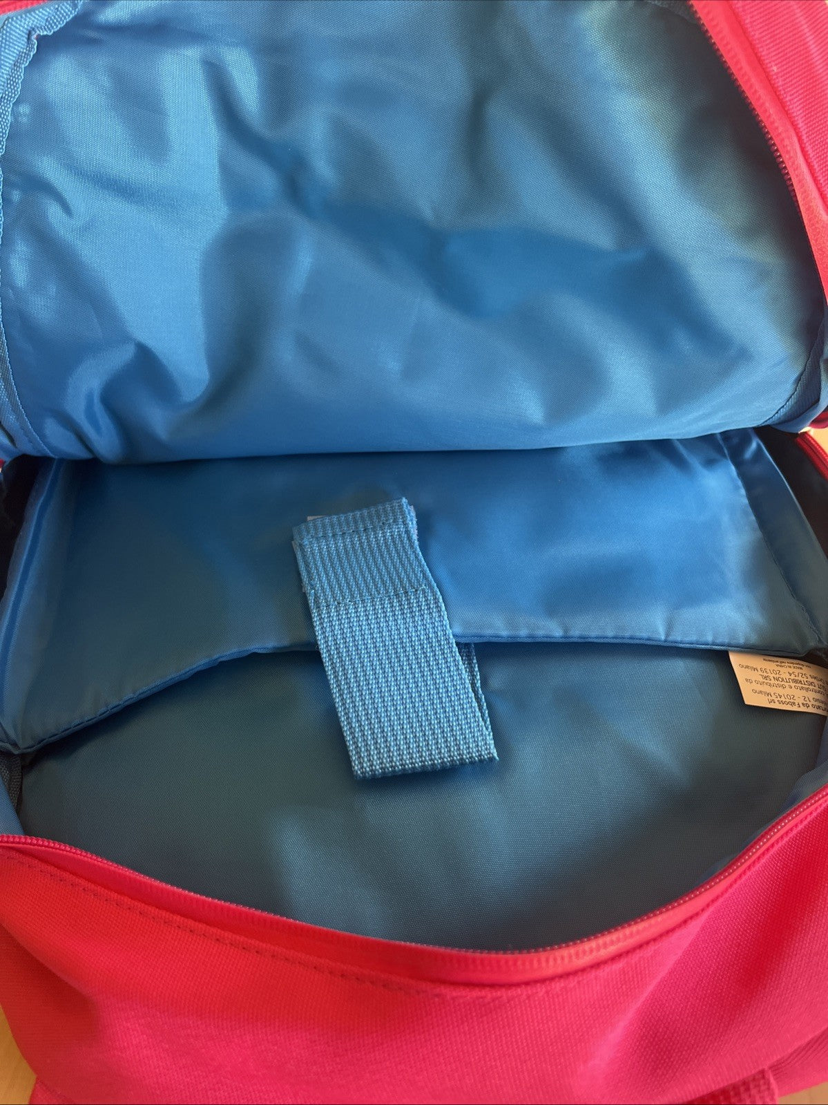 Zaino smemoranda sob con impermeabile anti pioggia rosa acceso fucsia scuola