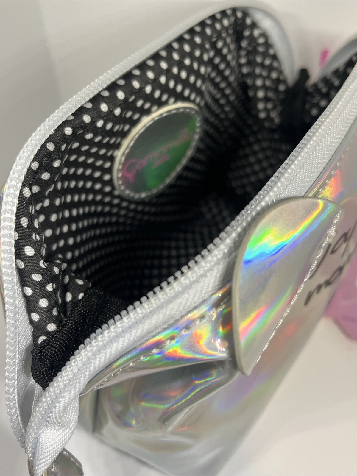 Three stars camomilla Milano porta oggetti gioielli borsa beauty trousse 12x14x8