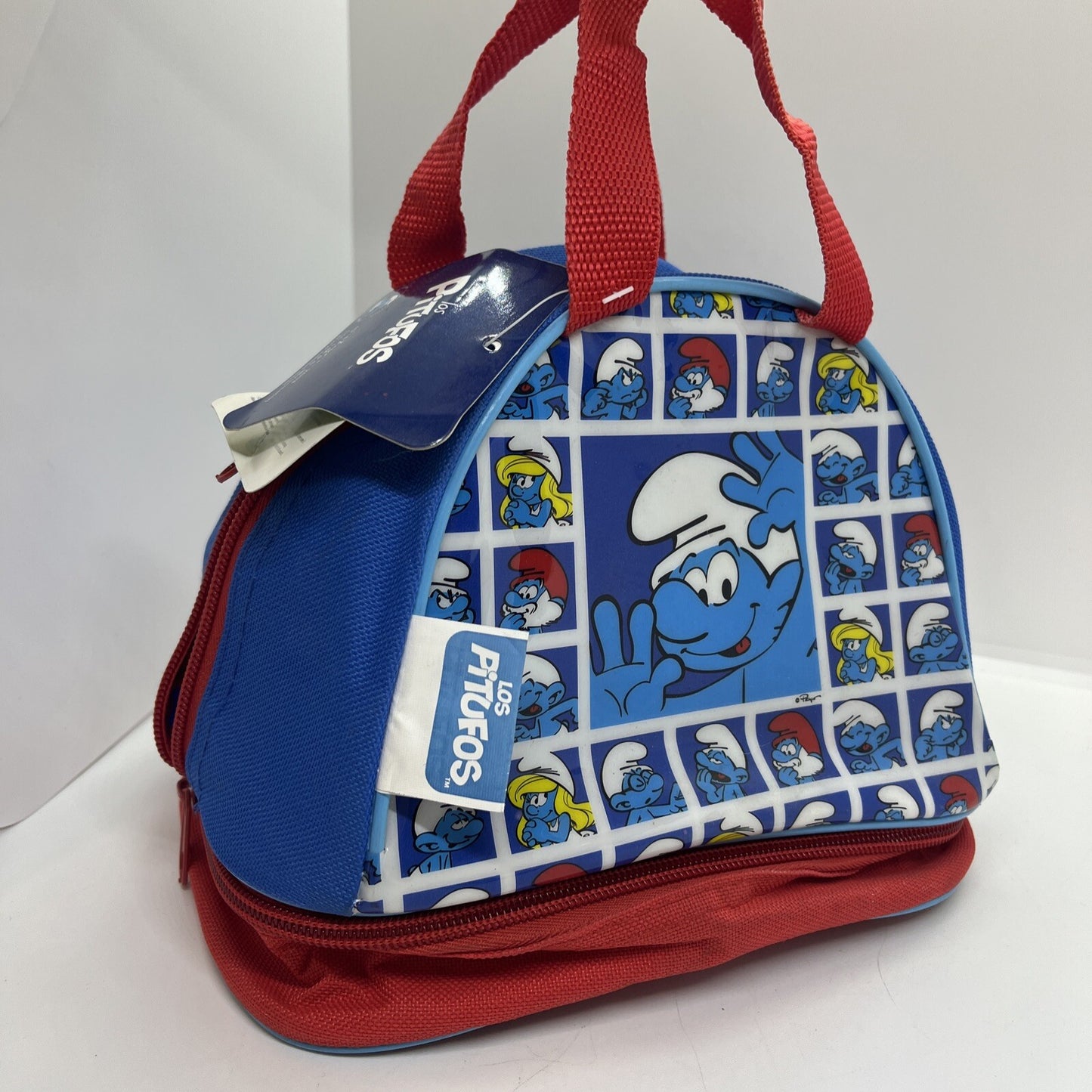 Cestino porta merenda Puffi puffo Peyo bambini