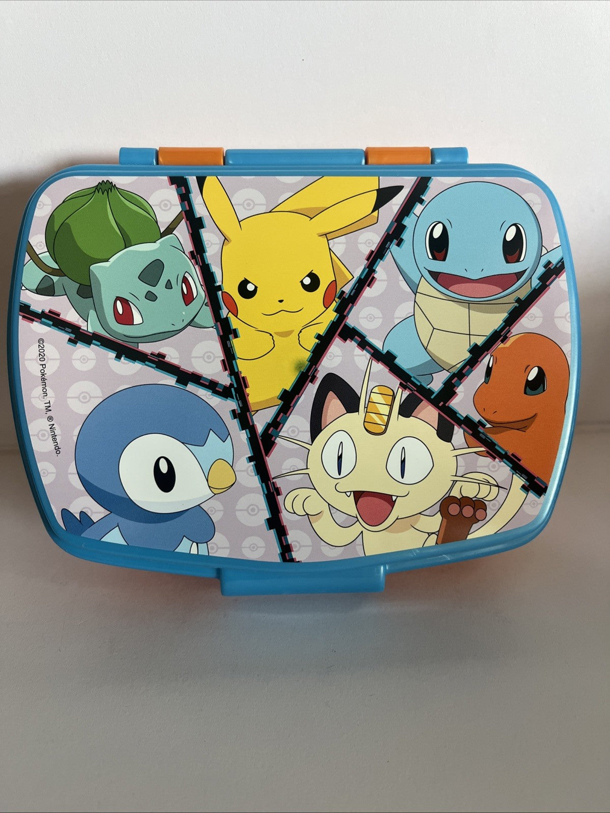 porta pranzo merenda in plastica per bambini Pokemon scuola asilo