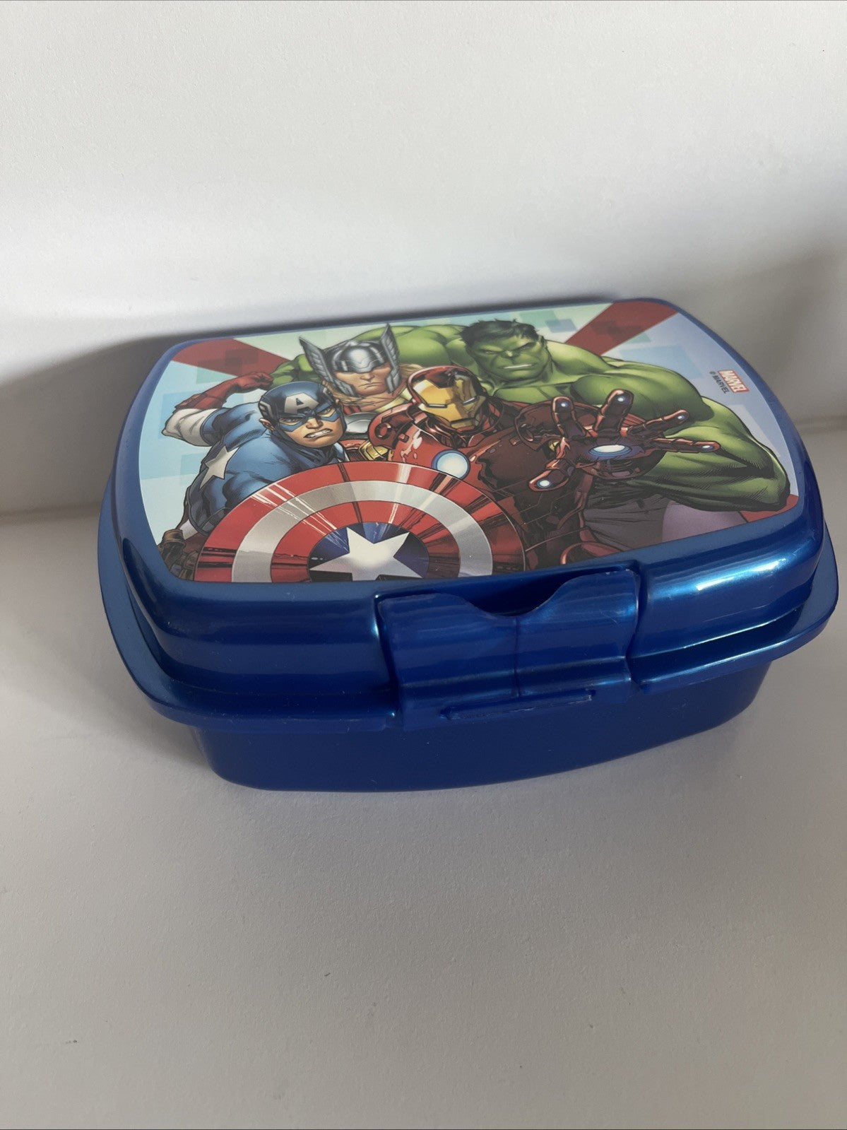 porta pranzo merenda in plastica per bambini super eroi Avengers scuola asilo