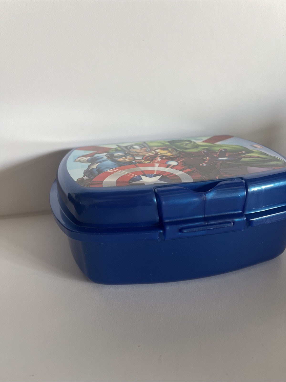 porta pranzo merenda in plastica per bambini super eroi Avengers scuola asilo