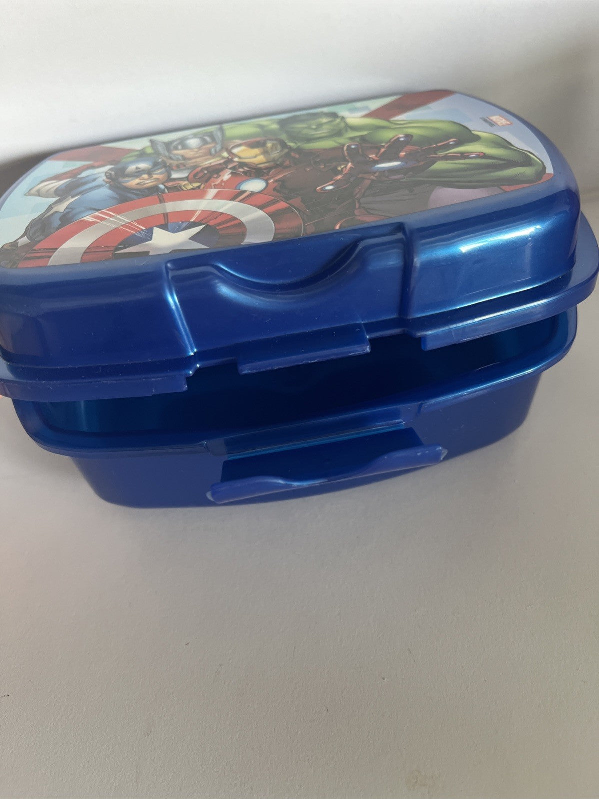 porta pranzo merenda in plastica per bambini super eroi Avengers scuola asilo