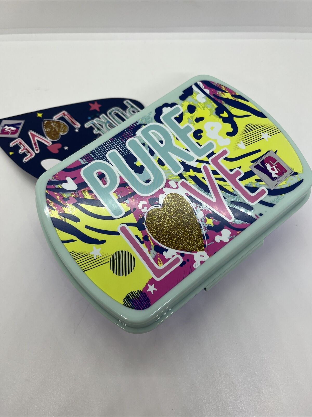 Condividi  porta merenda plastica bambina scuola sport gita pure Love