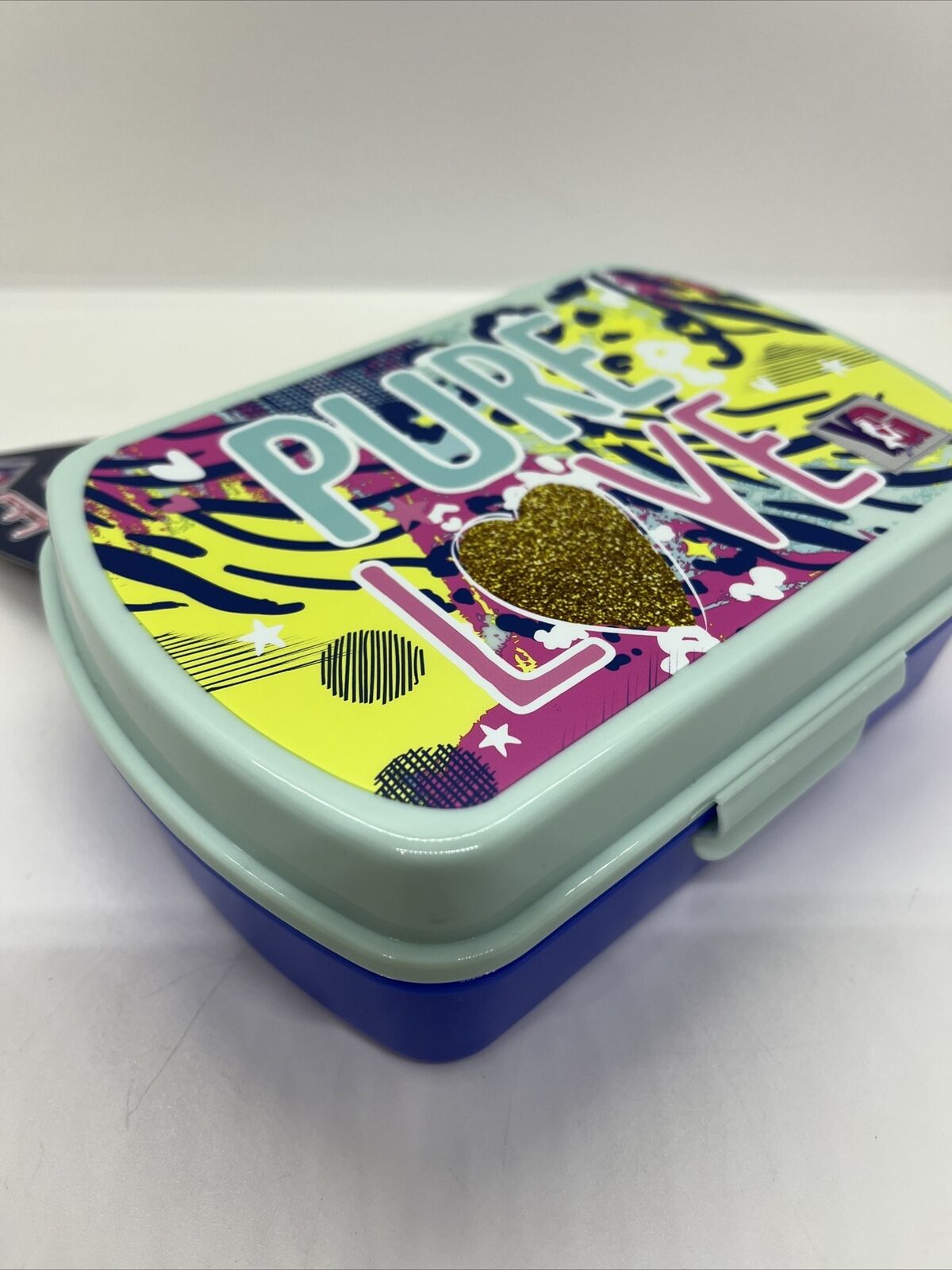 Condividi  porta merenda plastica bambina scuola sport gita pure Love