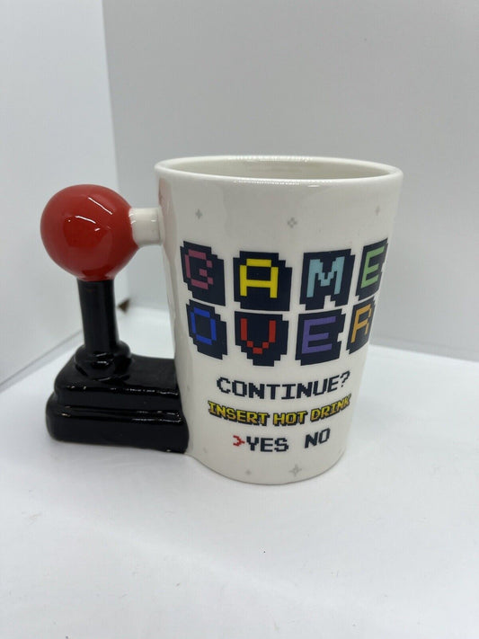 Tazza 3D manico controller arcade ceramica mug game vintage