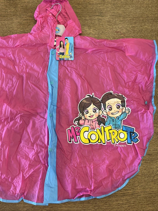 impermeabile mantellina anti pioggia bambina me contro te 8/9anni Tg M sofi lui