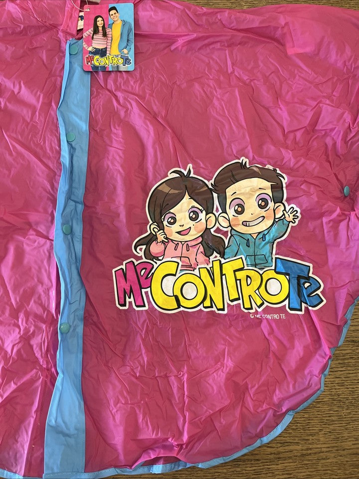 impermeabile mantellina anti pioggia bambina me contro te 8/9anni Tg M sofi lui