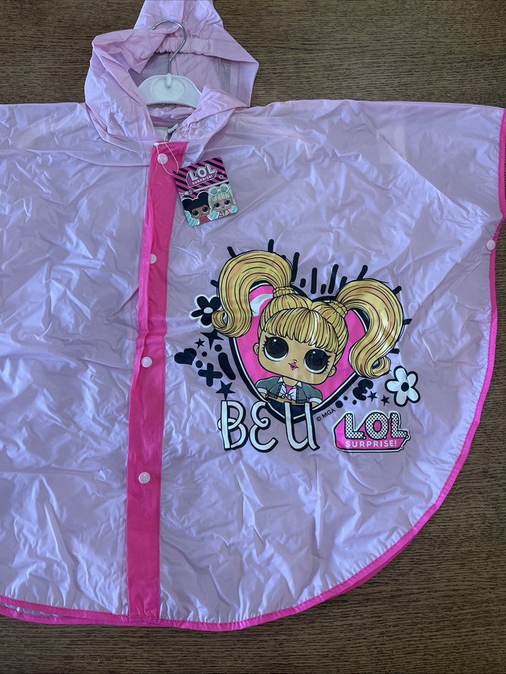 impermeabile mantellina anti pioggia bambina LOL Surprise 8/9 anni Tg M