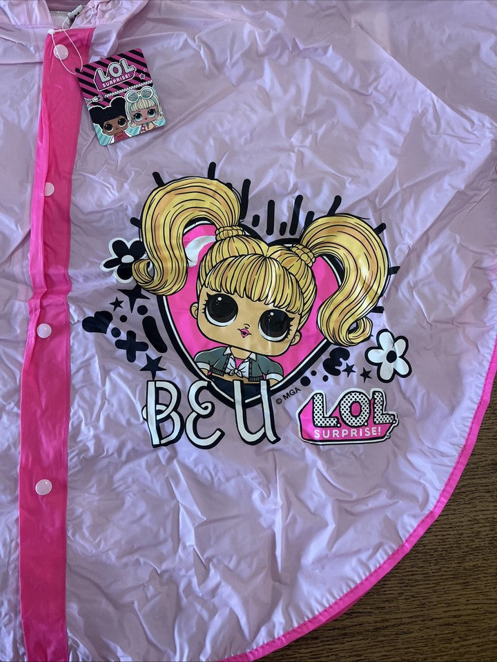 impermeabile mantellina anti pioggia bambina LOL Surprise 8/9 anni Tg M
