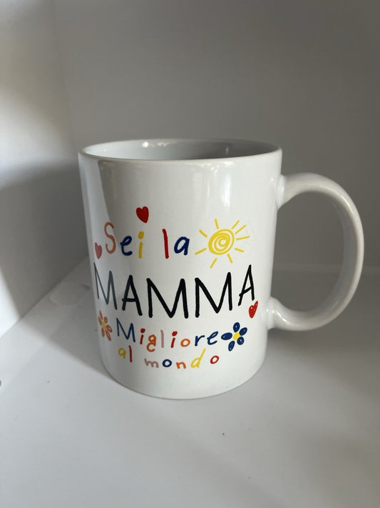 tazza ceramica festa della mamma auguri mom regalo love