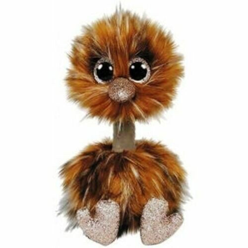 TY BEANIE BOOS STRUZZO MARRONE ORSON 15 CM 7 APRILE